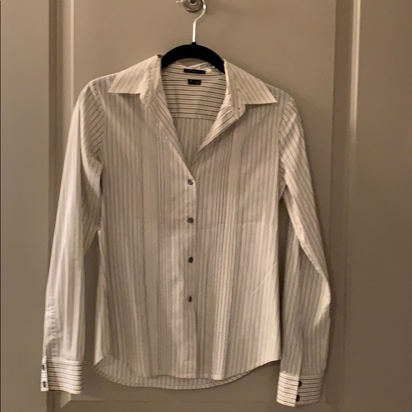 Theory button down tailored shirt, size P - Picture 1 of 4